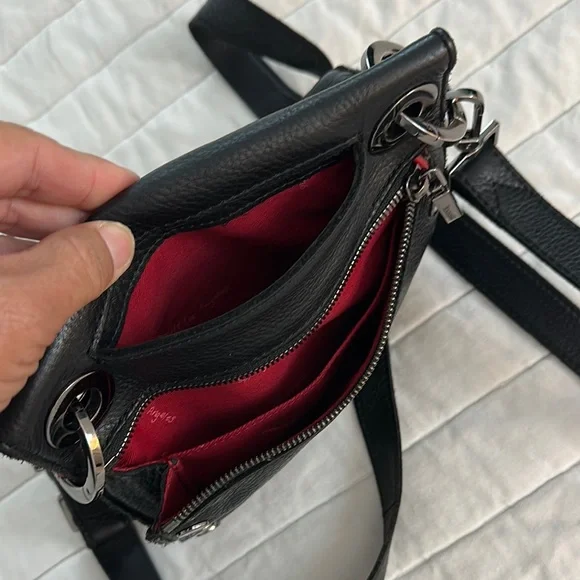 Hammitt Montana Rev Small Black Crossbody Bag with Metal Studs - Picture 11 of 12